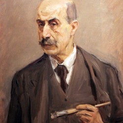 Liebermann Selbstbildnis mit Pinsel anagoria